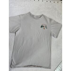 Disney Mickey Mouse Outdoors Tee Womens Small Gray Graphic Short Sleeve
